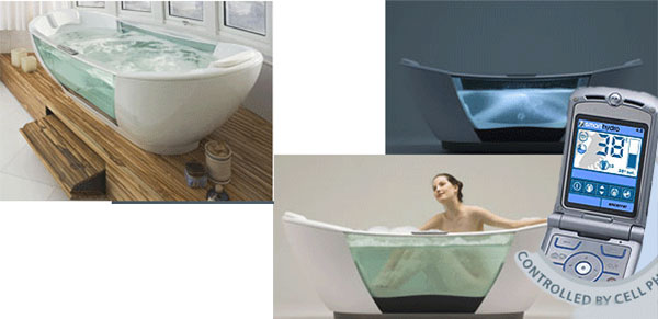 smart hydro tub cell phone activated