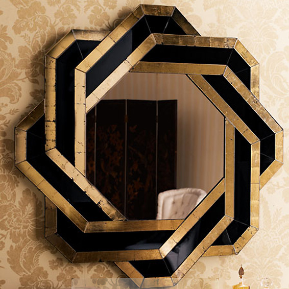 Gilded Knot Mirror Horchow Octagon