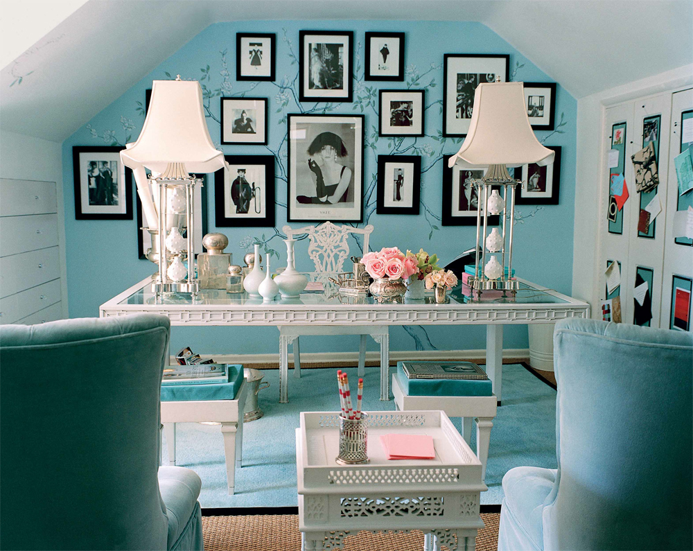 Tiffany Blue Chic Office Archives Interior Design