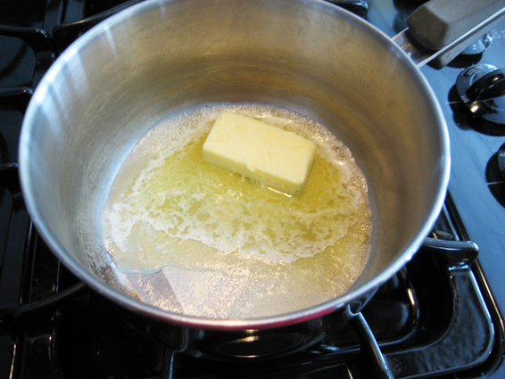 carmel ingredients butter in saucepan